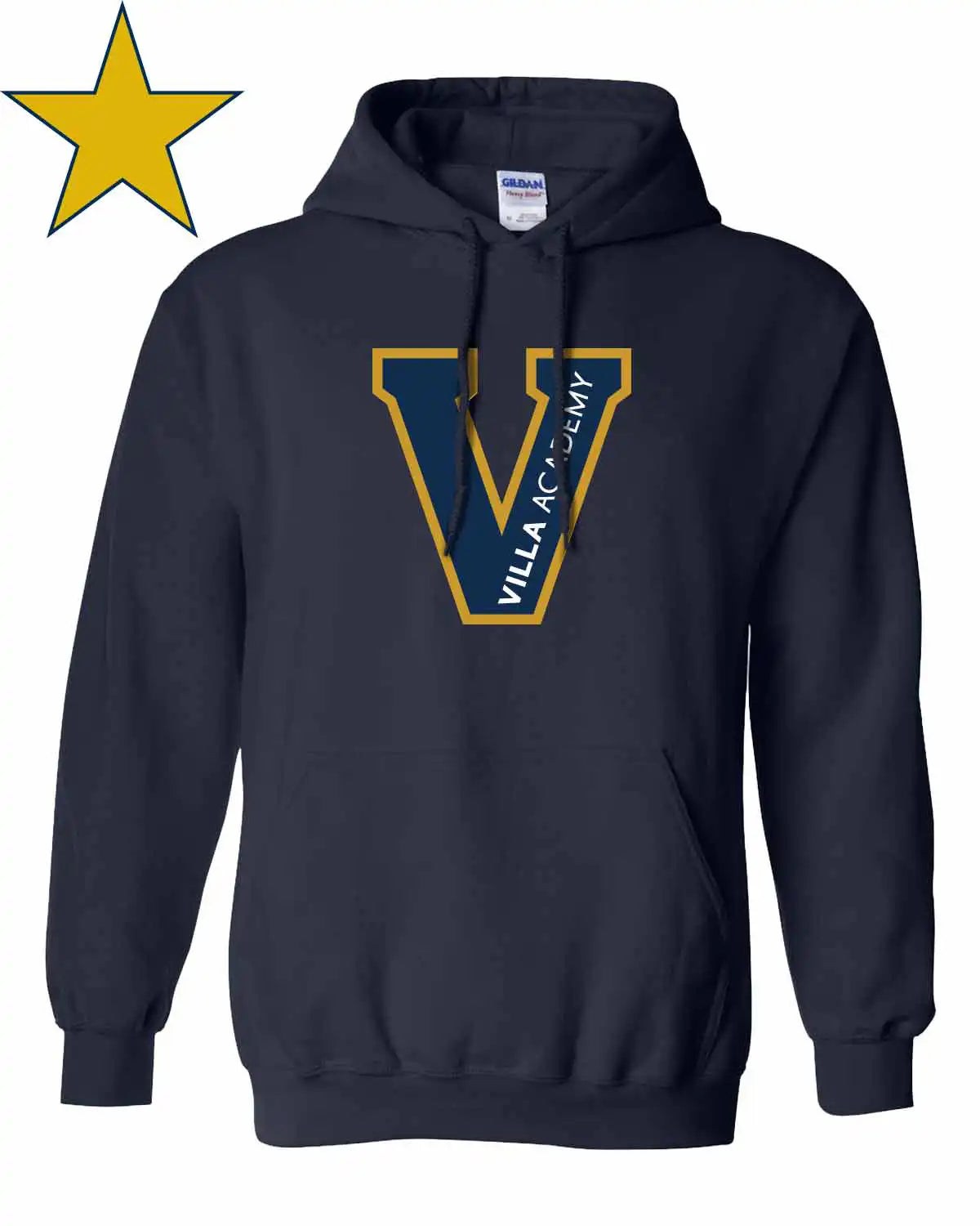 Villa Academy Full Front Logo Adult Pull Over Hoody